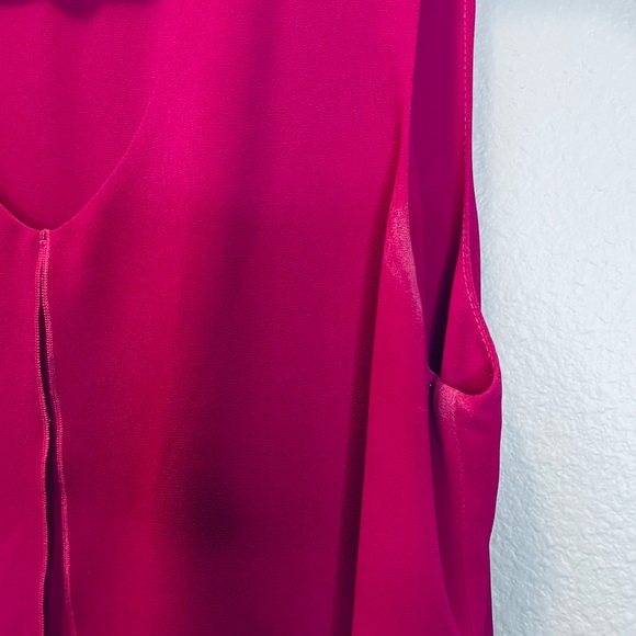 Elegant Pink Sleeveless Top Women’s - Picture 3 of 7